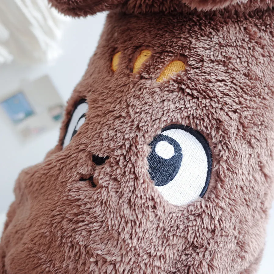 SnuggleUp Embroidered Cartoon Hooded Vest – Pet Cutest Cozywear