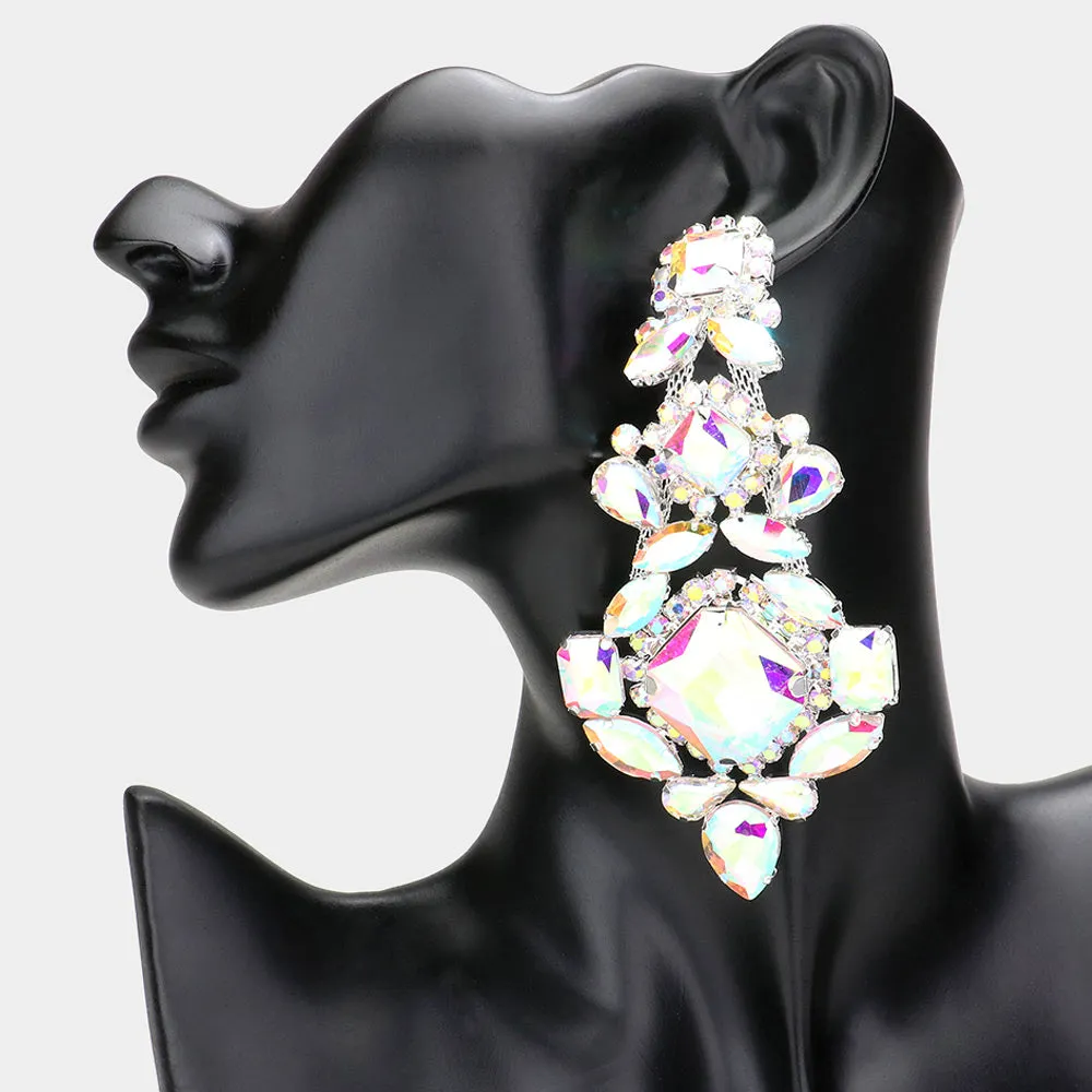 SOLANGE STATEMENT EARRINGS (CLIP-ON)