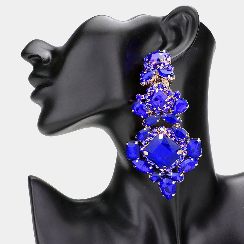 SOLANGE STATEMENT EARRINGS (CLIP-ON)