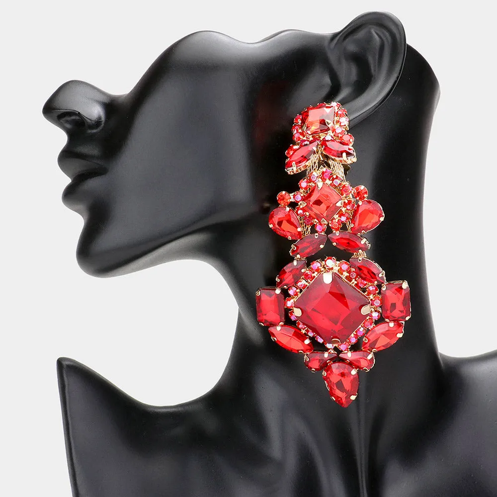 SOLANGE STATEMENT EARRINGS (CLIP-ON)