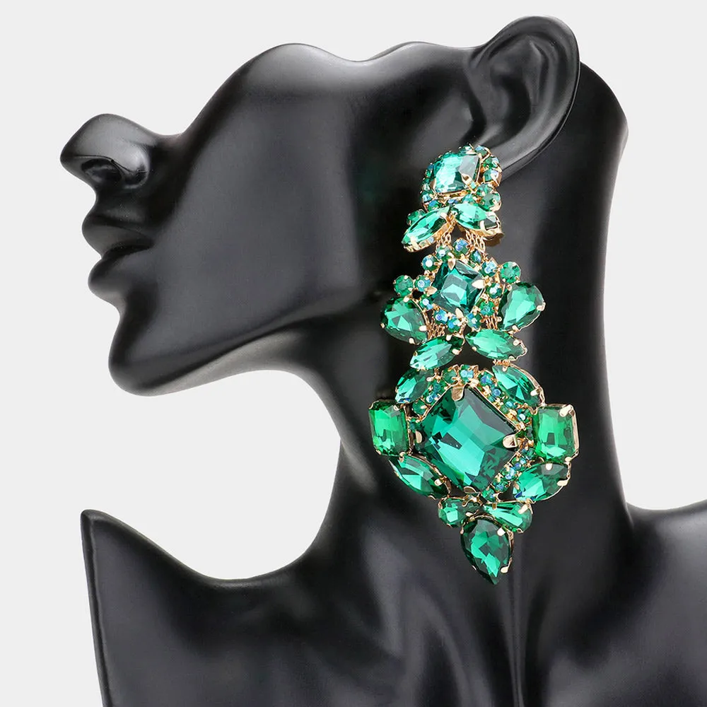 SOLANGE STATEMENT EARRINGS (CLIP-ON)