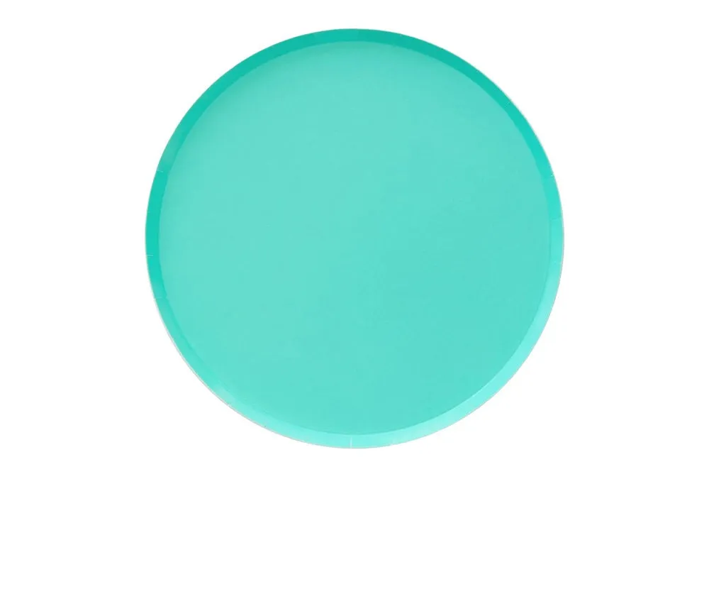 Solid Brights : Side Plates : Teal