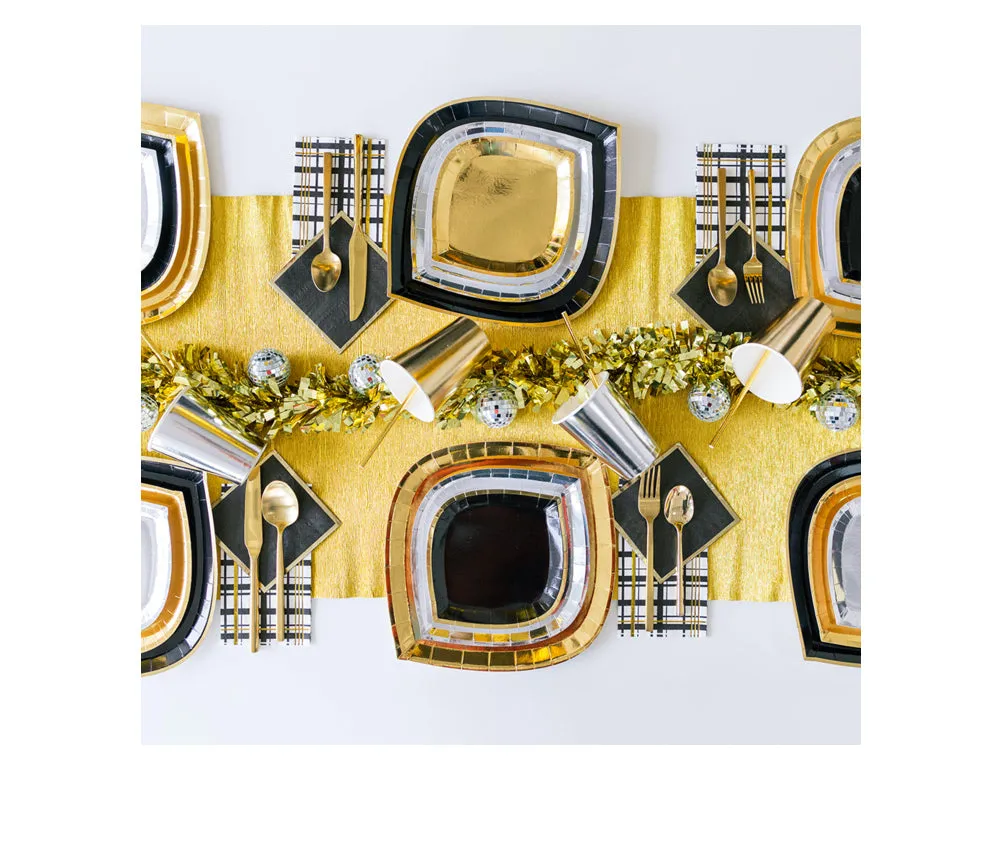 Solid Metallics : Side Plates : Silver Fox