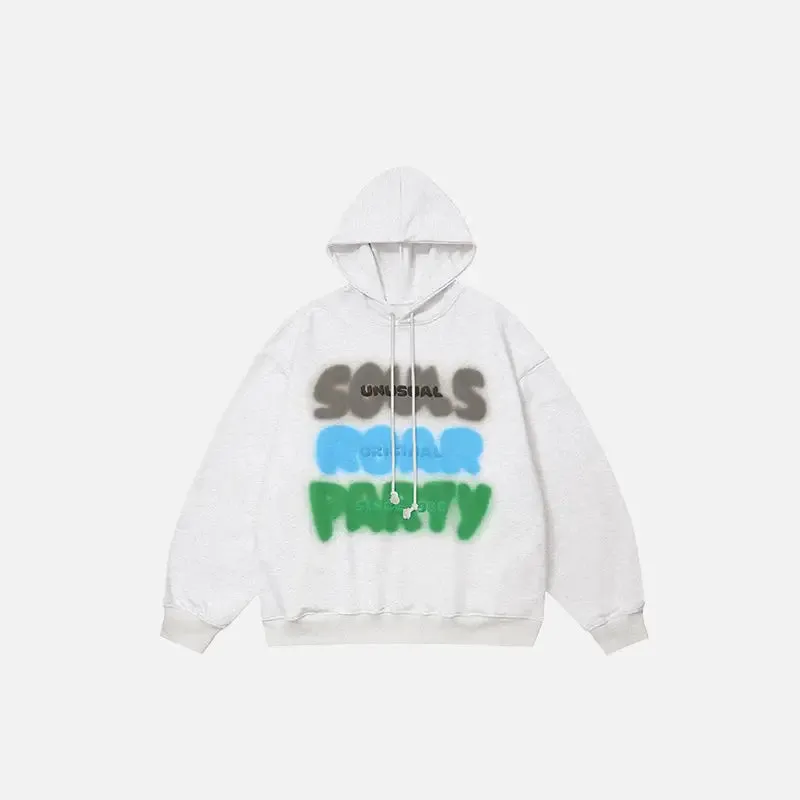Souls And Party Y2K High Quality Printed Hoodie