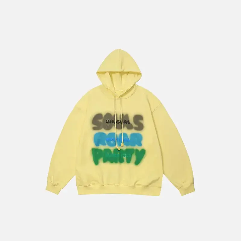 Souls And Party Y2K High Quality Printed Hoodie