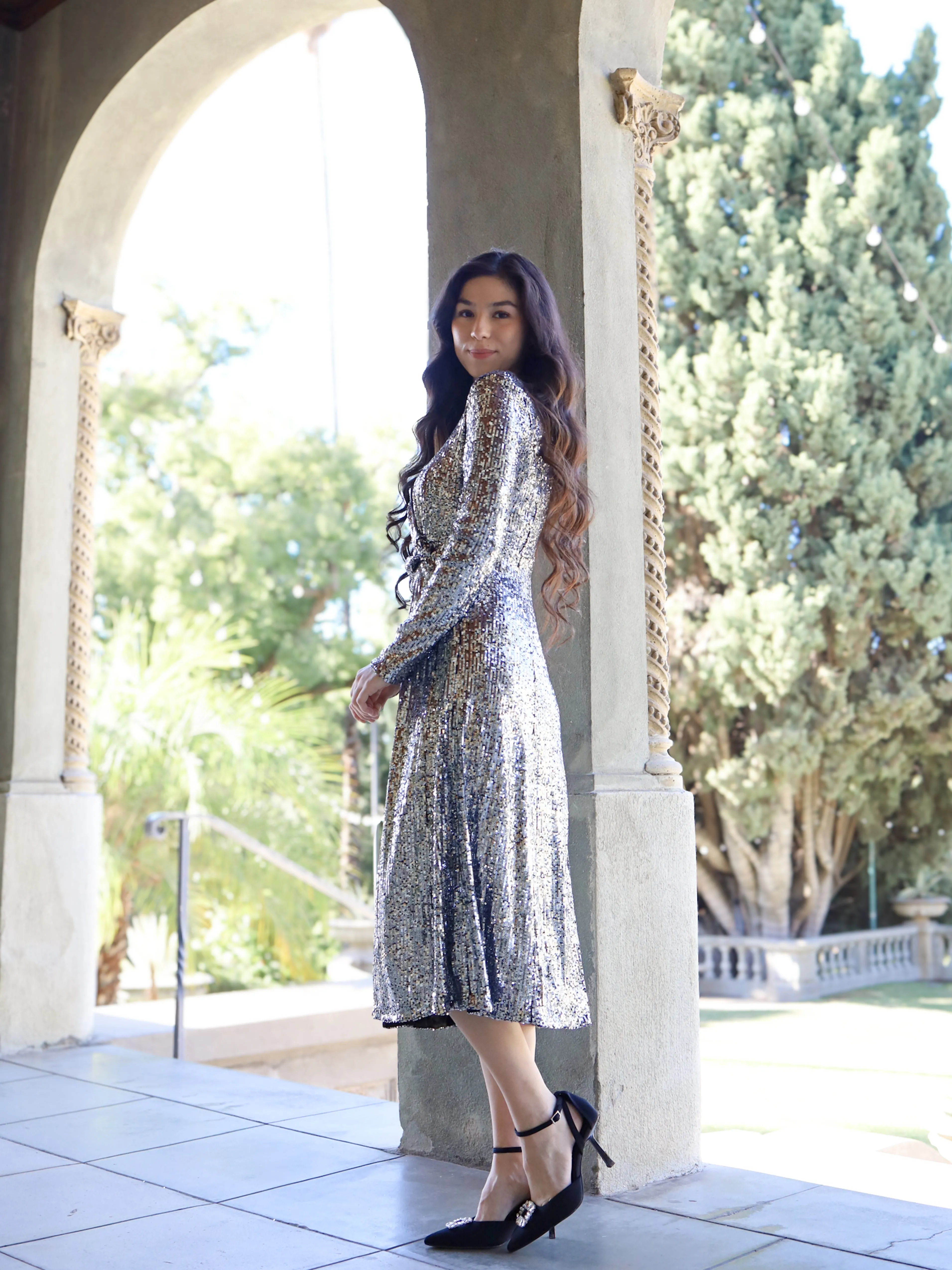 Starlet Dress - Gunmetal