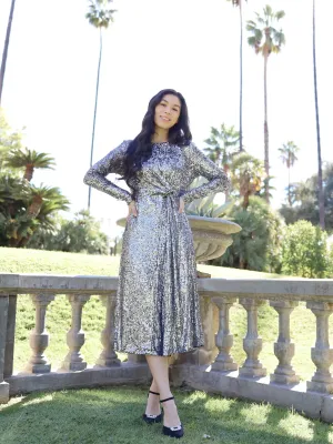 Starlet Dress - Gunmetal