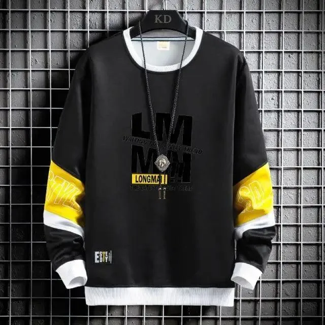 Style Hip Hop Casual Sweatshirts Streetwear Male Hoodies For Winter Casual Wear Party Wear Fashion Street Sweater Men's Casual Men's Trend Long Sleeve Hoodie