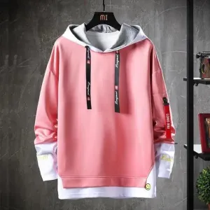 Style Hip Hop Casual Sweatshirts Streetwear Male Hoodies For Winter Casual Wear Party Wear Fashion Street Sweater Men's Casual Men's Trend Long Sleeve Hoodie