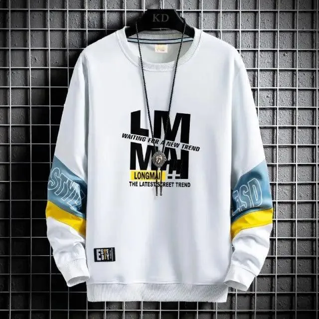 Style Hip Hop Casual Sweatshirts Streetwear Male Hoodies For Winter Casual Wear Party Wear Fashion Street Sweater Men's Casual Men's Trend Long Sleeve Hoodie