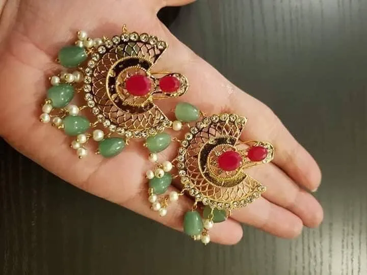 Stylish Gold Plated Earrings #J4160