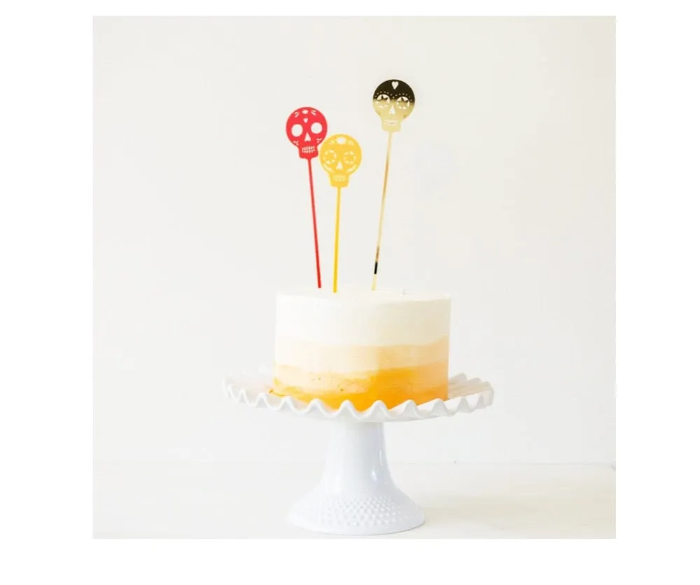 Sugar Skull Cake Topper