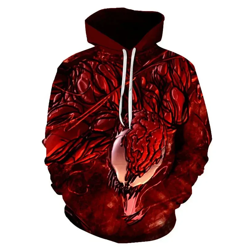 Superhero Venom 2 Hoodie Cosplay Eddie Edward Brock 3D Printed Hoodies Sweatshirt Tops