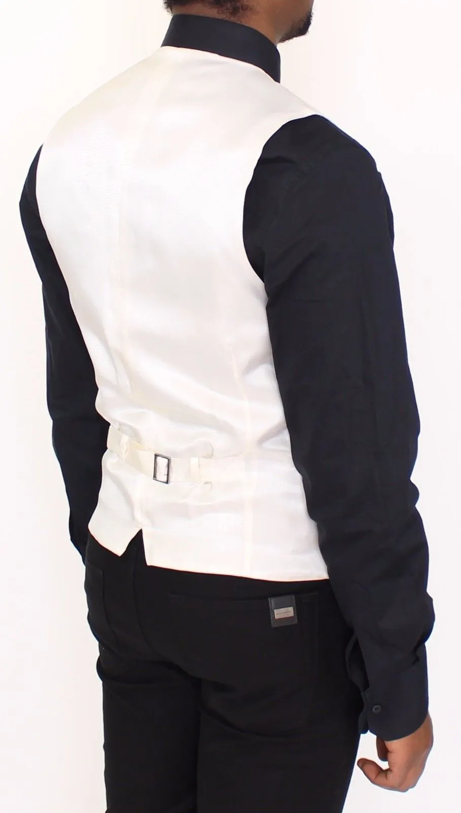 Taormina Print Cotton Dress Vest Blazer