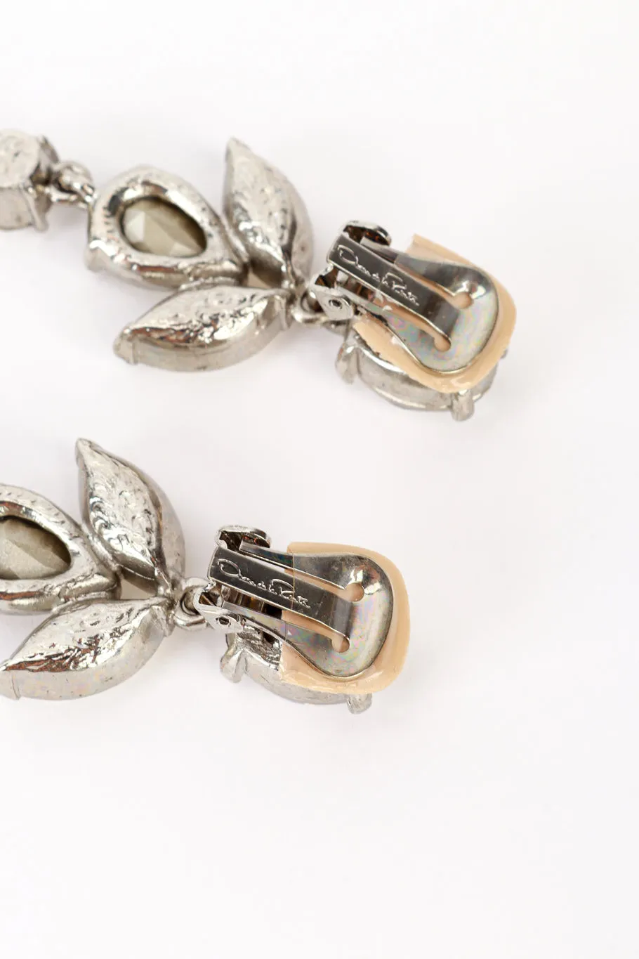 Teardrop Gem Drop Earrings