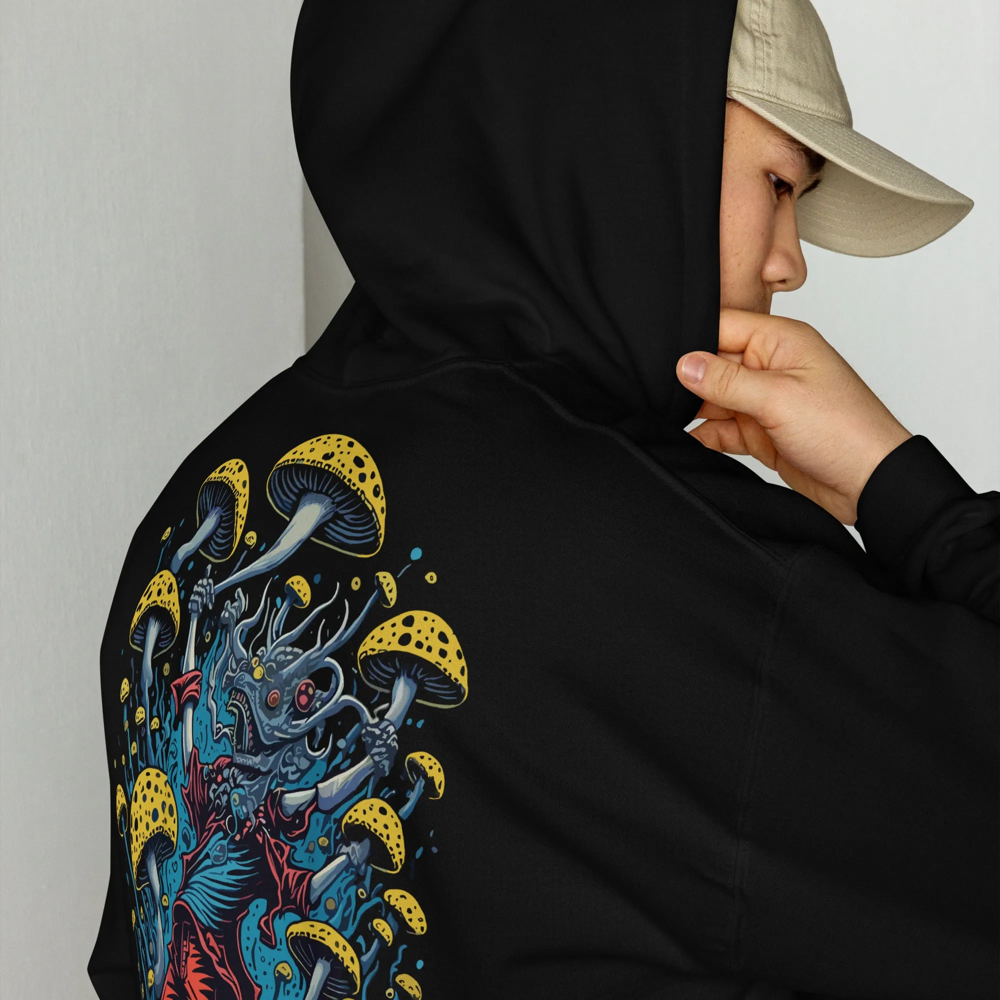 Techwear Hoodie | Psychedelic Rave Party