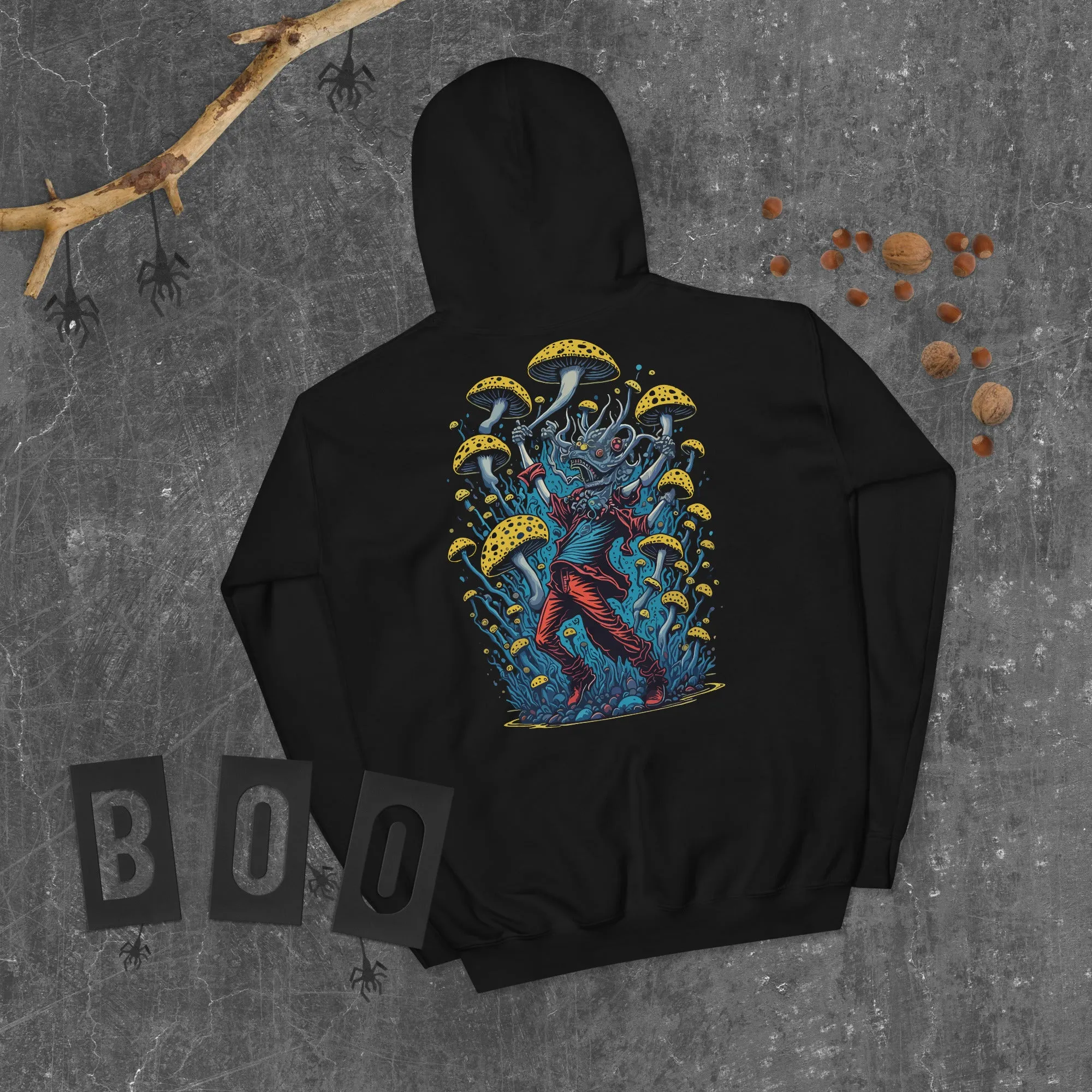 Techwear Hoodie | Psychedelic Rave Party