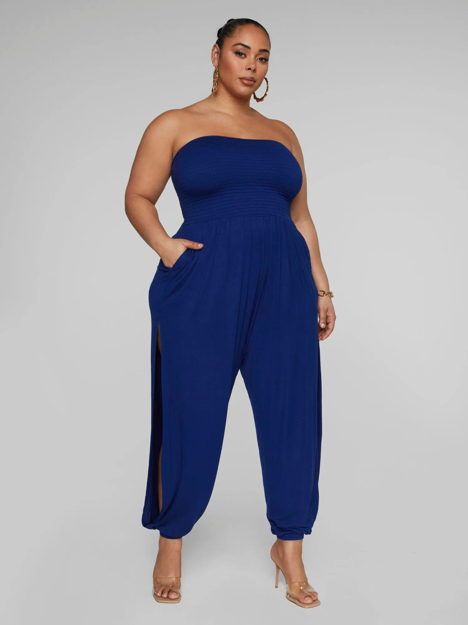 Trinity Side Slit Leg Jumpsuit