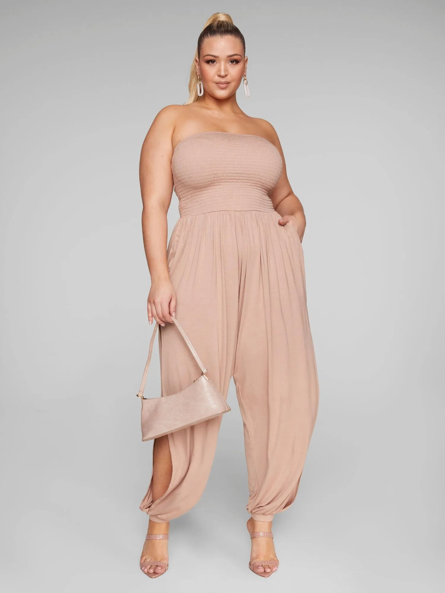Trinity Side Slit Leg Jumpsuit