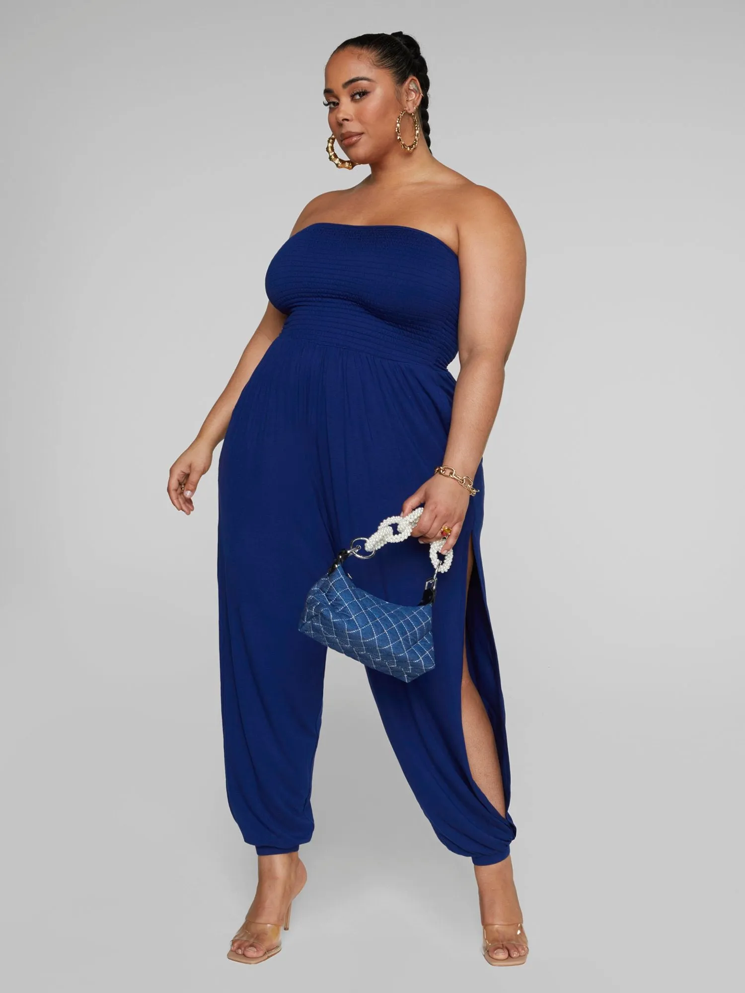 Trinity Side Slit Leg Jumpsuit