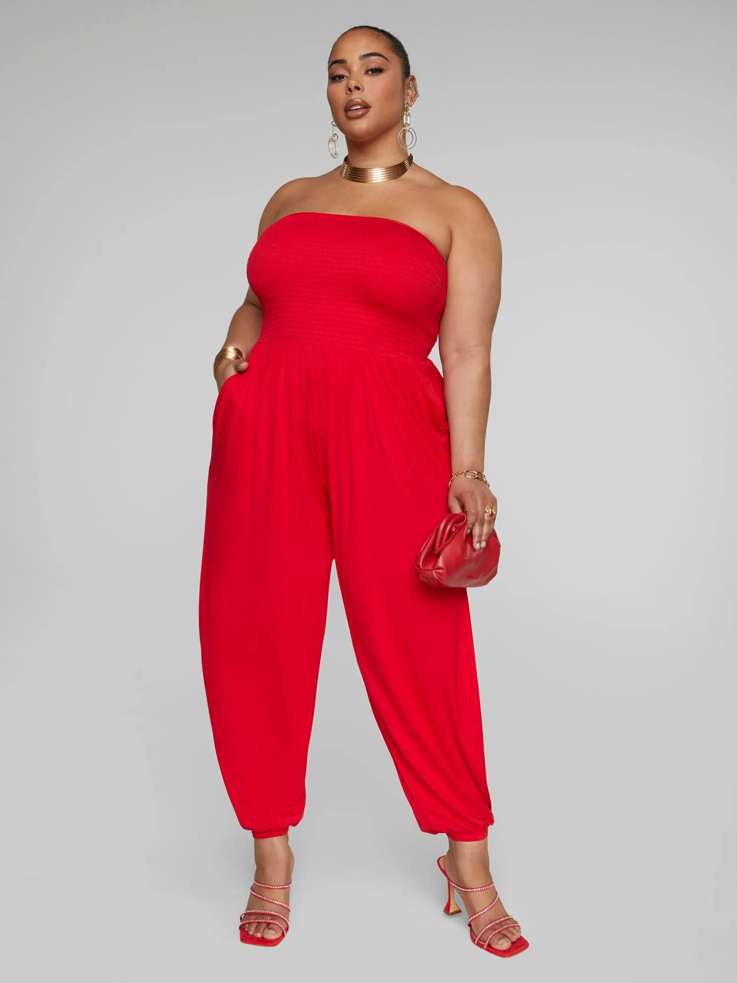Trinity Side Slit Leg Jumpsuit