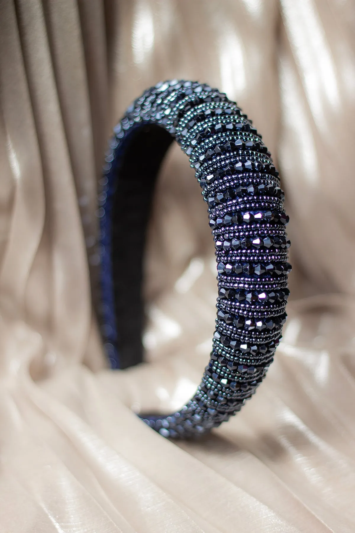 Twisted Bead Sequin Sparkle Headband