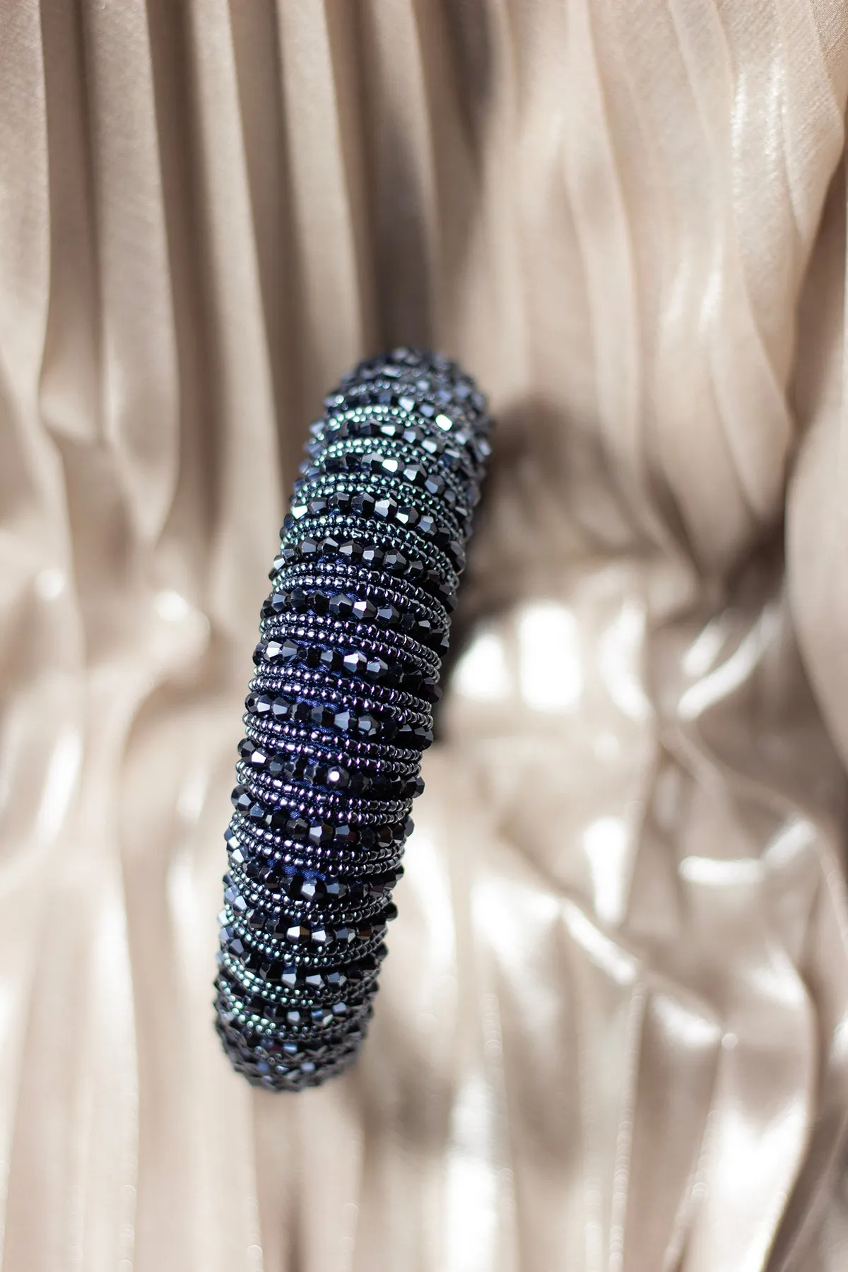 Twisted Bead Sequin Sparkle Headband