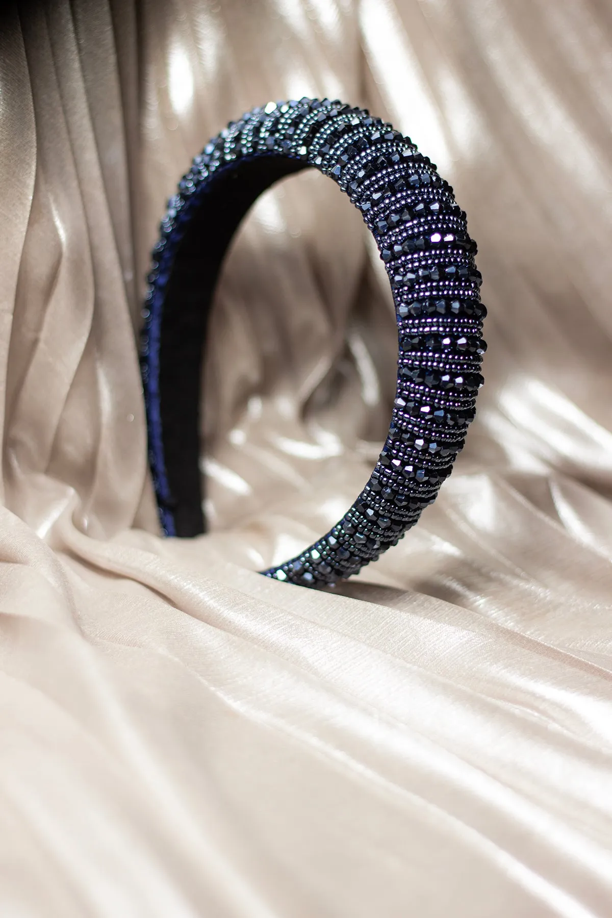 Twisted Bead Sequin Sparkle Headband