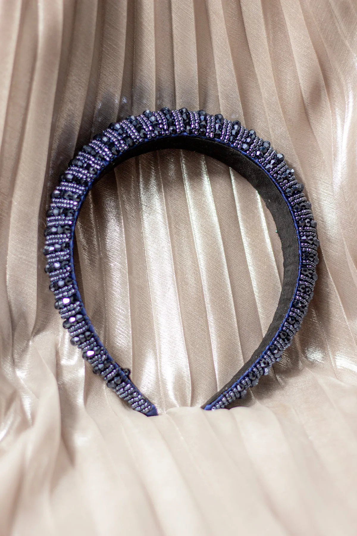 Twisted Bead Sequin Sparkle Headband