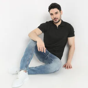 Ultra Club Polo™ - Fine Hand Knitted European Style Exquisite Detailing - Zip Polo Neck - Regular Fit