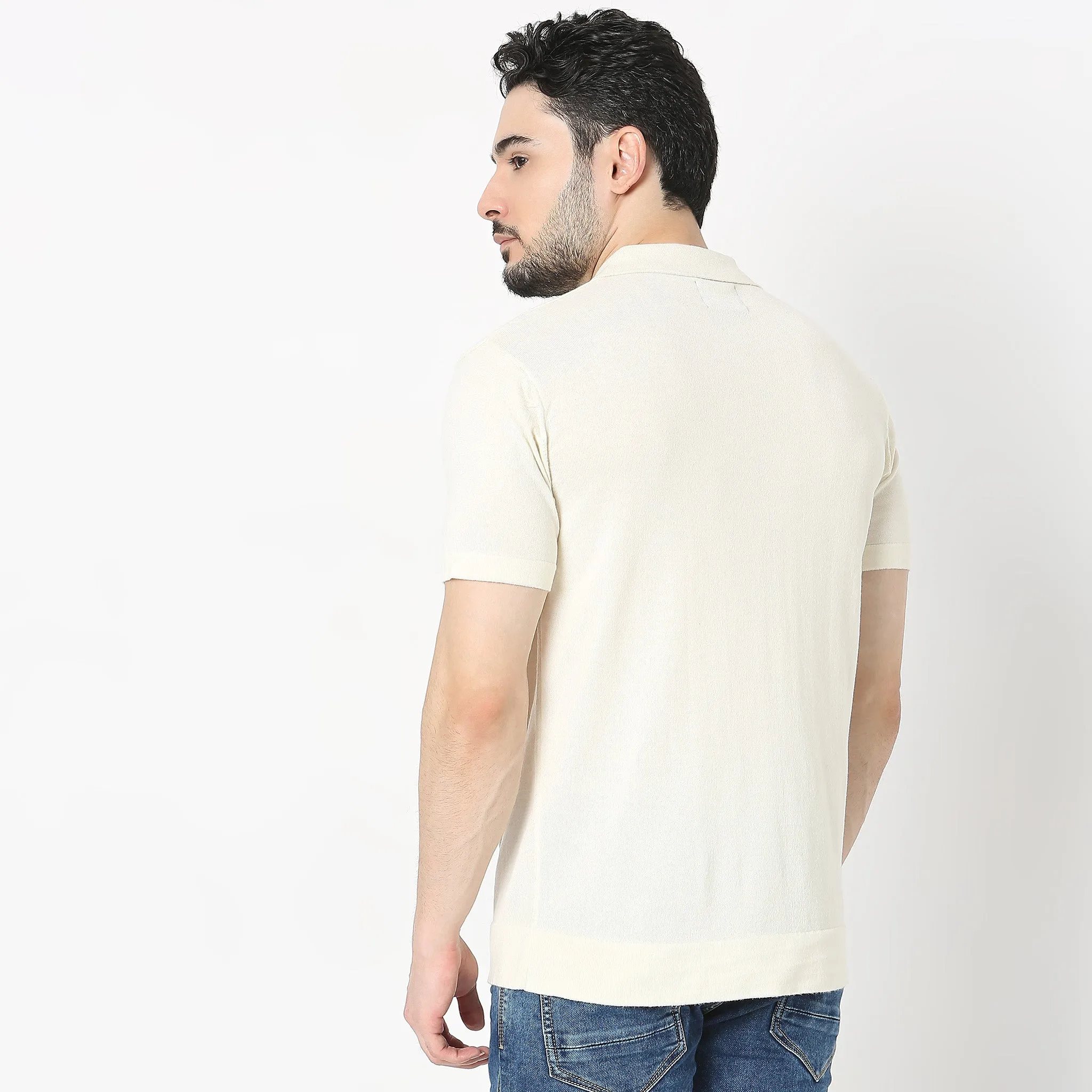 Ultra Club Polo™ - Fine Hand Knitted European Style Exquisite Detailing - Zip Polo Neck - Regular Fit