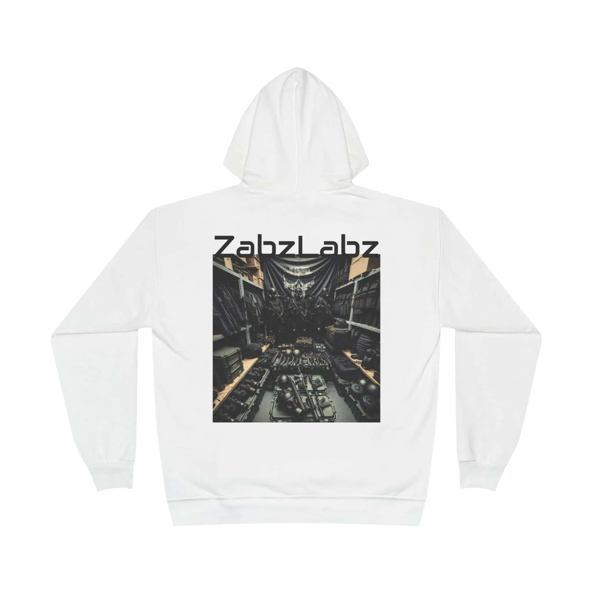 Unisex EcoSmart® Pullover Hoodie Sweatshirt: "We're Here To Help" by ZabzLabz