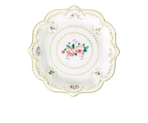 Vintage Floral Dinner Plates