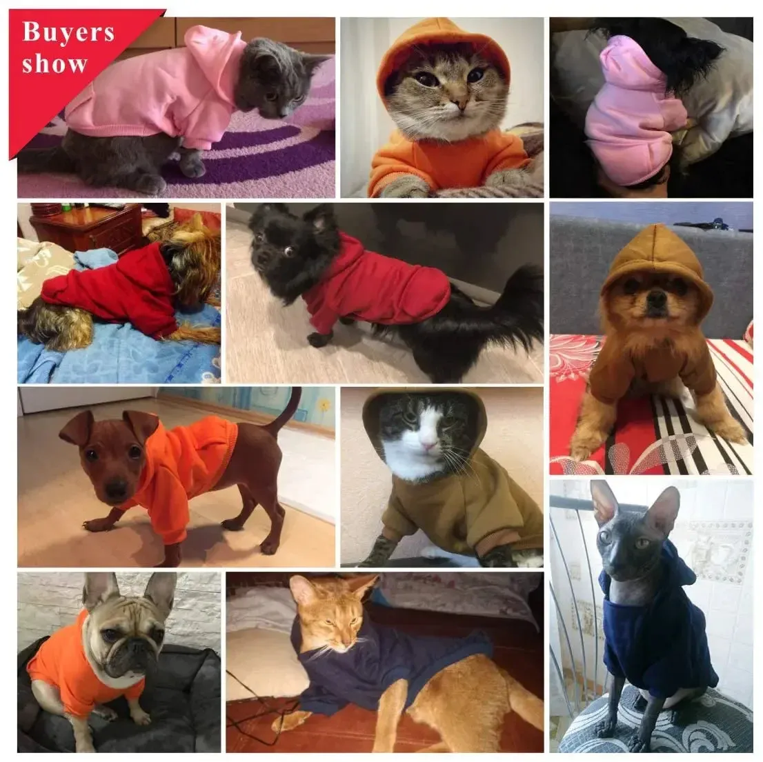 Warm Hoodies for Small  Dogs