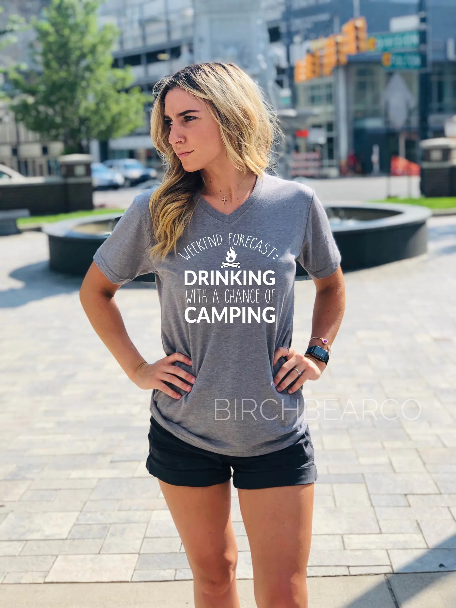 Weekend Forcast Shirt - Unisex V Neck