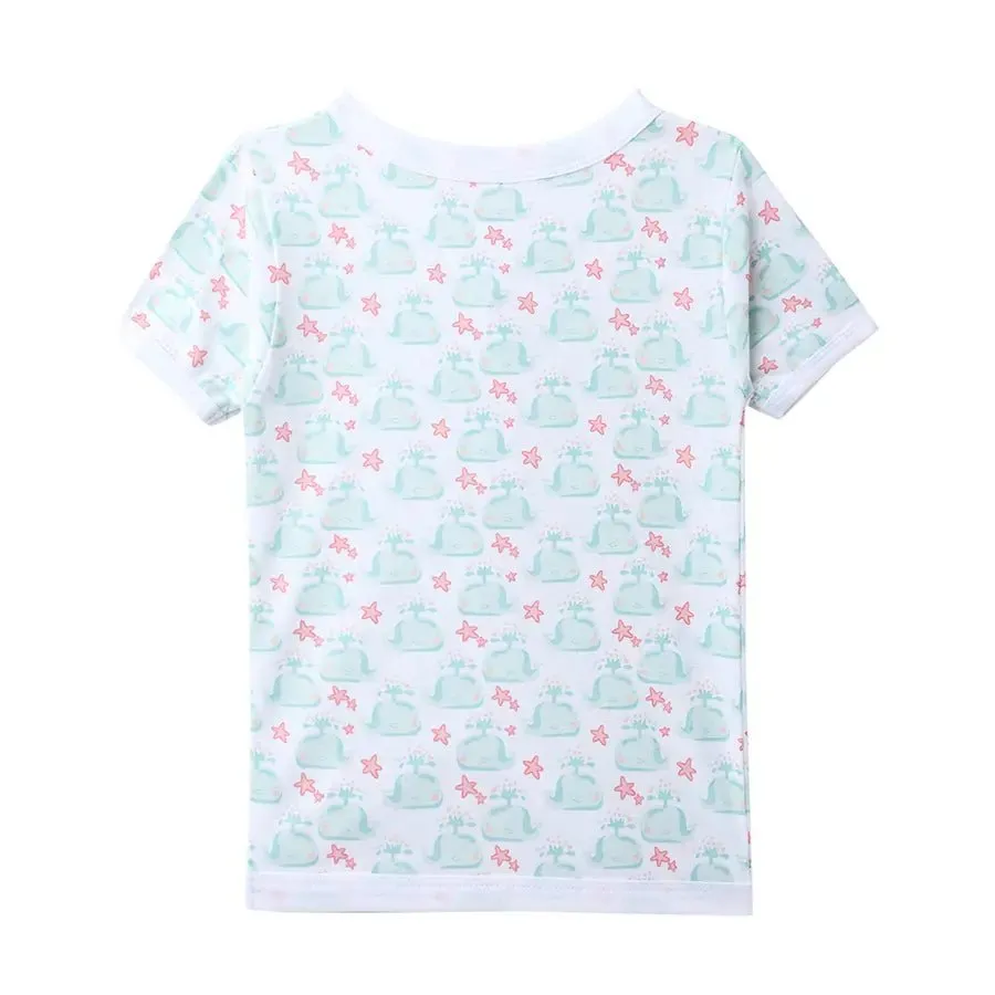 Whale Print Baby Boy Front Open Vest (Pack of 3)