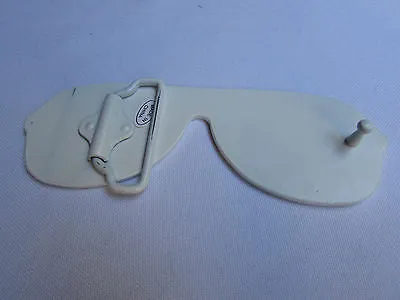 White & Black Aviator Sunglasses Metal Belt Buckle
