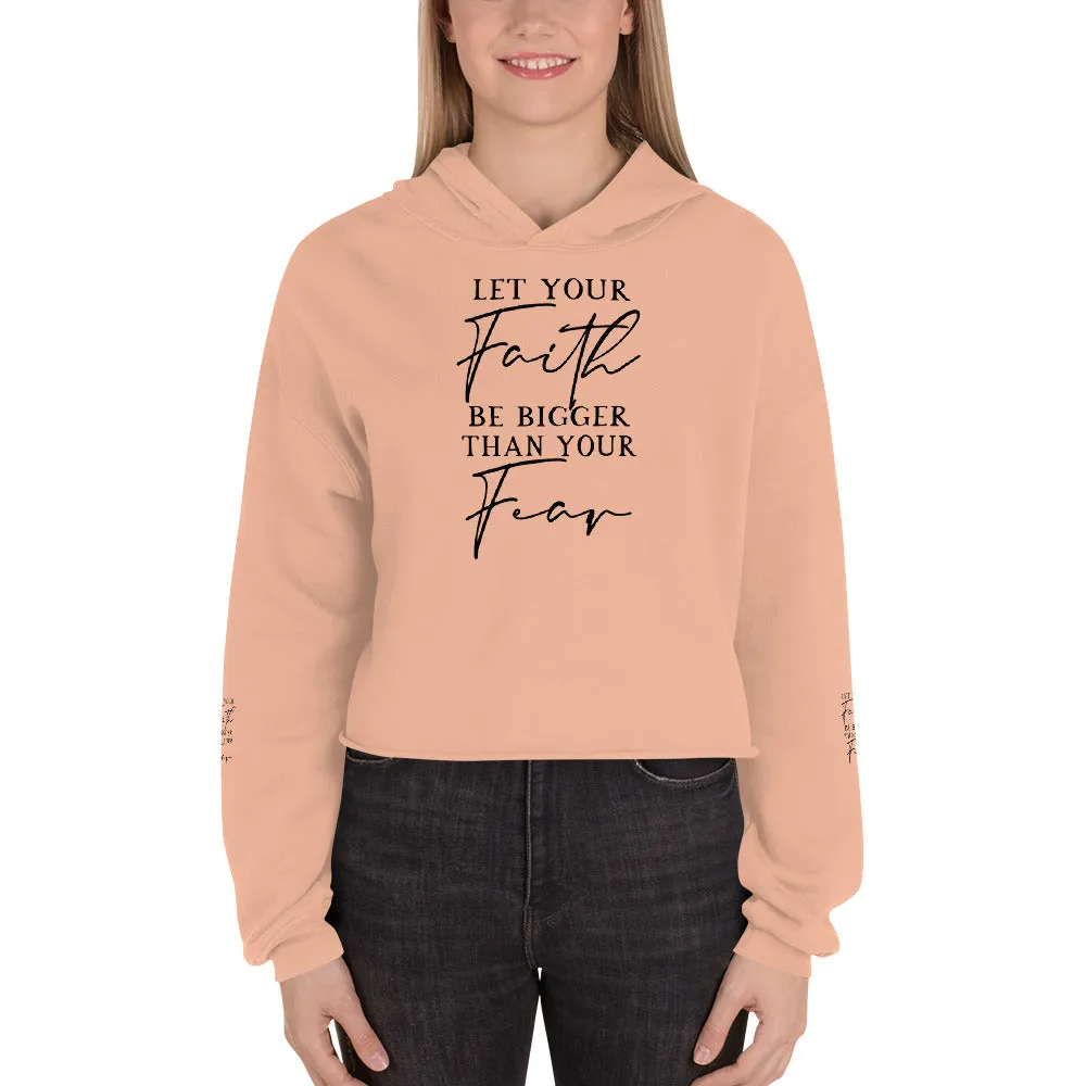 Womens Faith Crop Hoodie