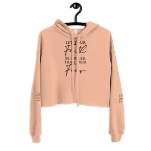 Womens Faith Crop Hoodie